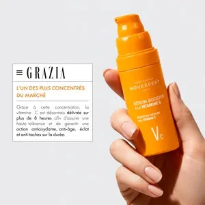 Novexpert Duo Booster Éclat Sérum Booster Vitamine C + Mousse Flash Éclat -50%