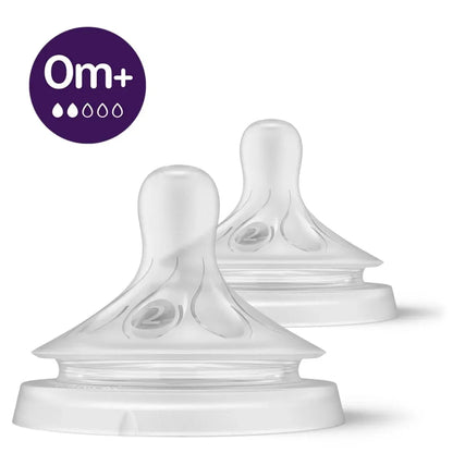 Avent 2 Pièces Tétines Biberon Natural