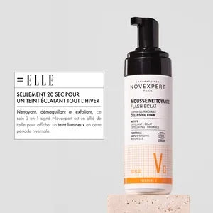 Novexpert Vitamine C Flash Eclat Mousse Nettoyante – 150 ml