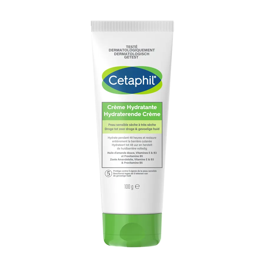 Cetaphil – Crème hydratante haute tolérance – 100 ml