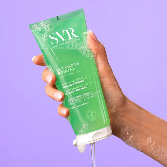 SVR Spirial Déo Douche 200 ml – Gel Nettoyant Fraîcheur