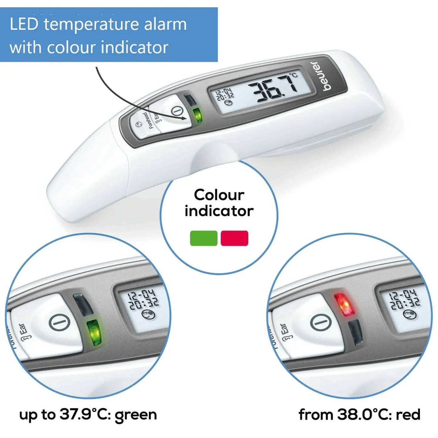 Beurer Thermomètre Multifonctions FT 65