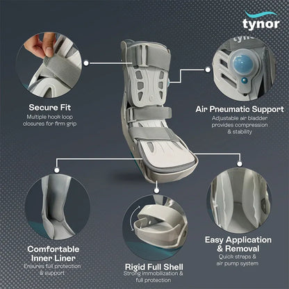 Tynor D52 Botte de Marche Courte à Air – Walker Boot