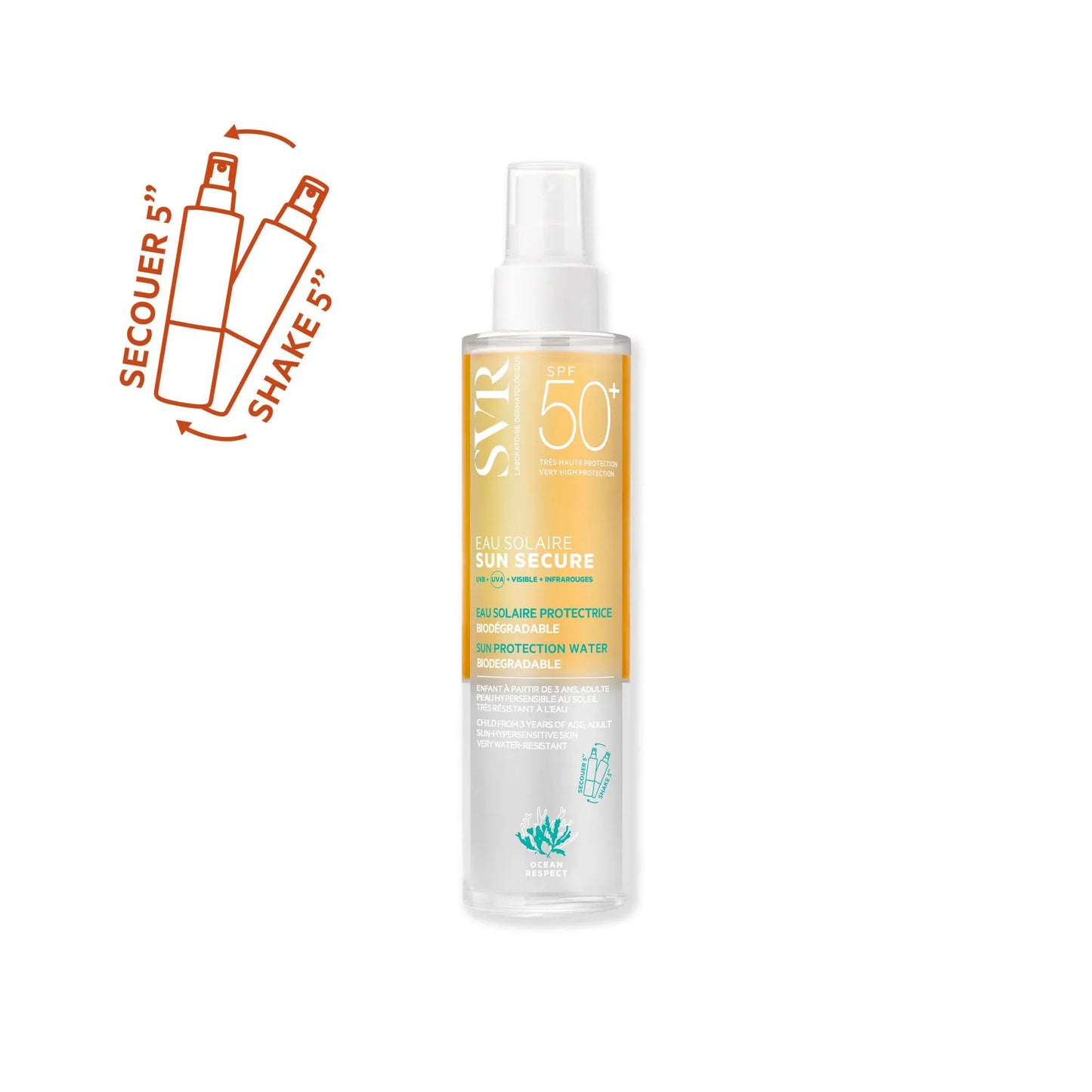 SVR Sun Secure Eau Solaire SPF50+ 200 ml