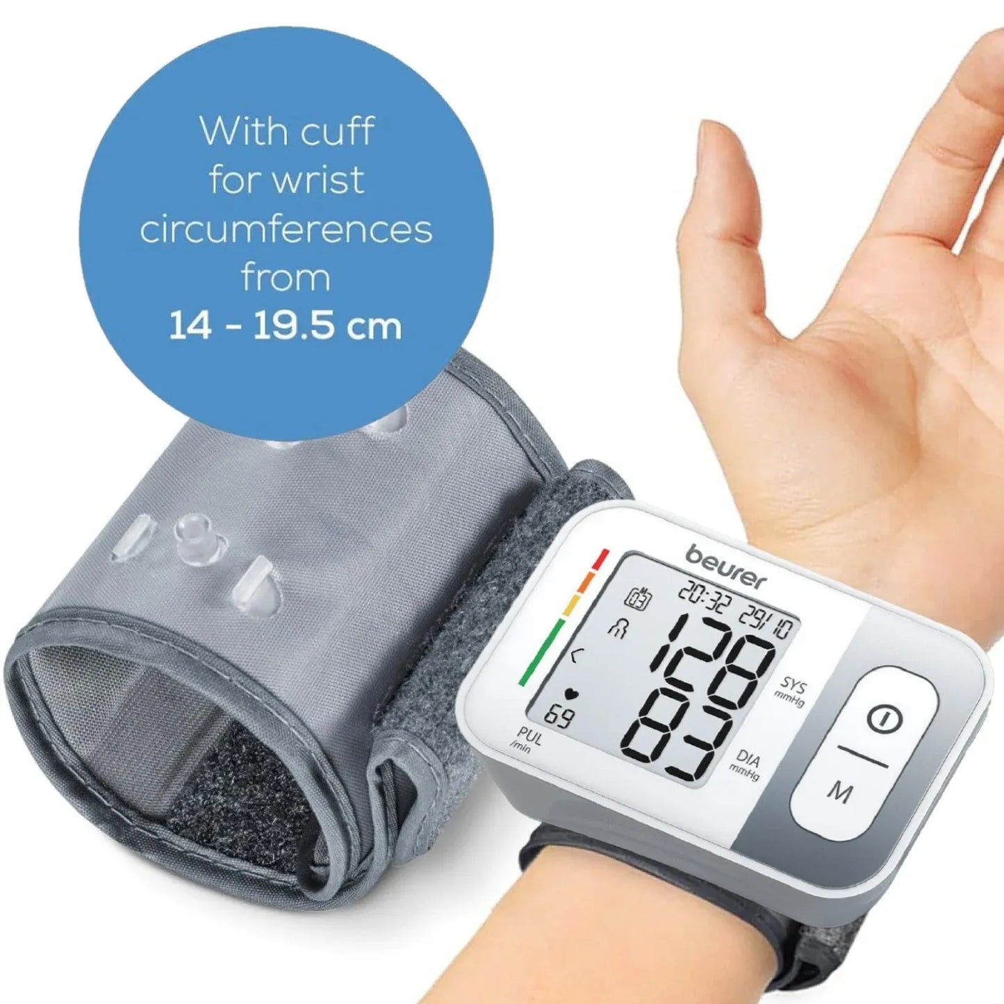 Beurer Tensiomètre Poignet BC 28 – Automatique & Compact