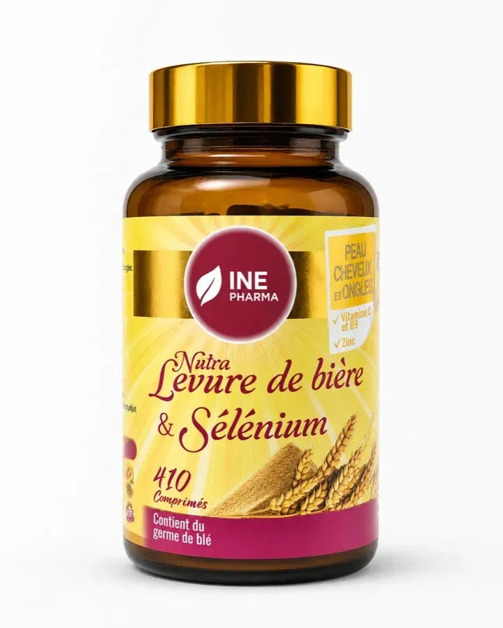 INE PHARMA Nutra Levure de Bière & Sélénium 410 Comprimés