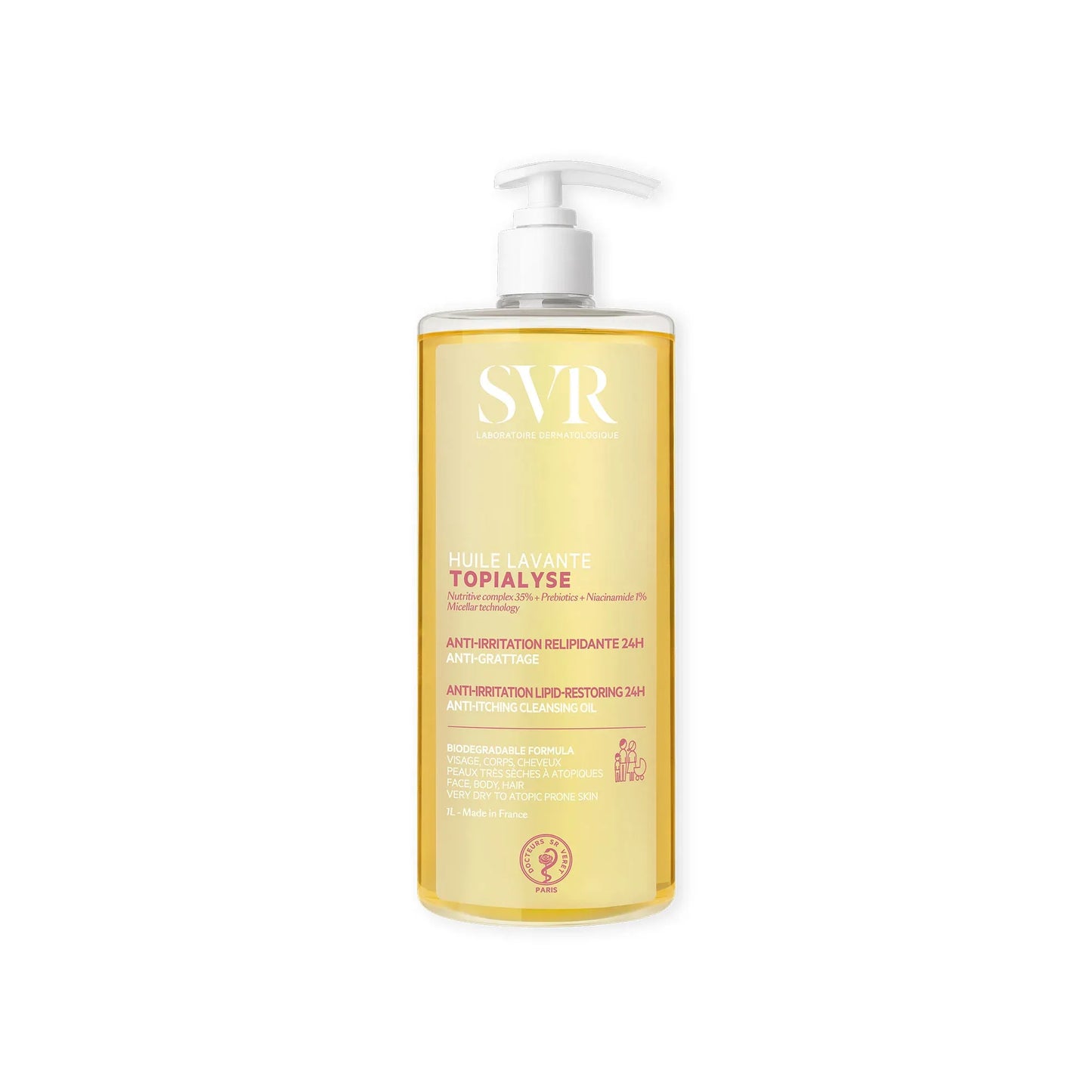 SVR Topialyse Huile Micellaire – Nettoyant Corps Peau Sèche