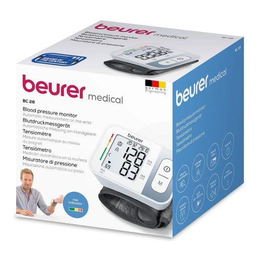 Beurer Tensiomètre Poignet BC 28 – Automatique & Compact
