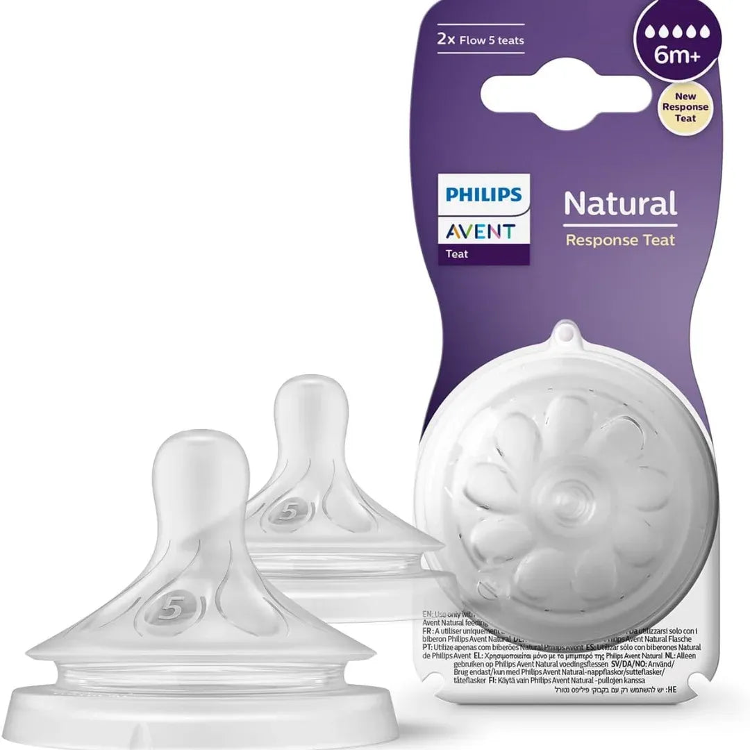 Avent 2 Pièces Tétines Biberon Natural