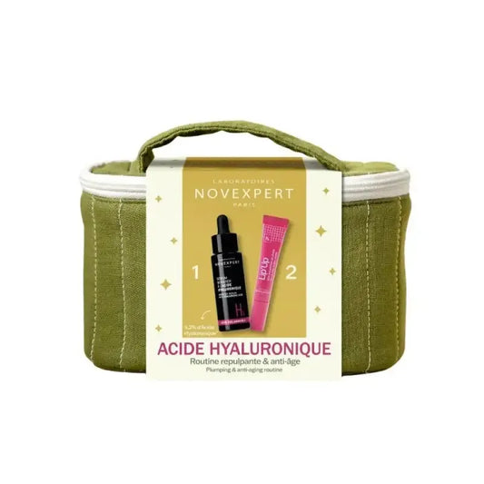 Novexpert Routine Repulpante et Anti-Âge – Sérum Booster Acide Hyaluronique 30ml + Lip'Up 8ml Offert