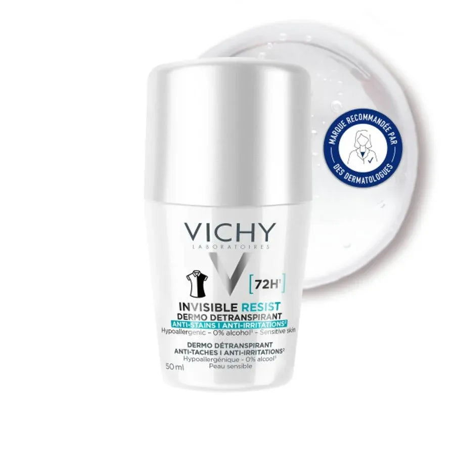 Vichy Déodorant Détranspirant 72h Invisible Femme 50ml