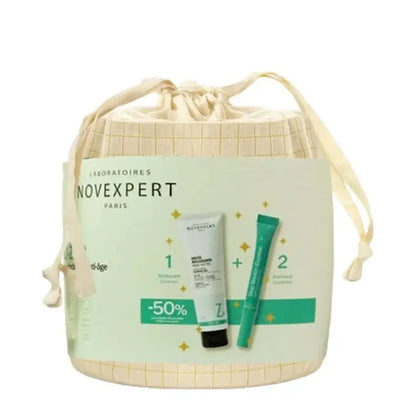 Novexpert Gelée Moussante Trio-Zinc + Stop Bouton Express + Trousse -50%