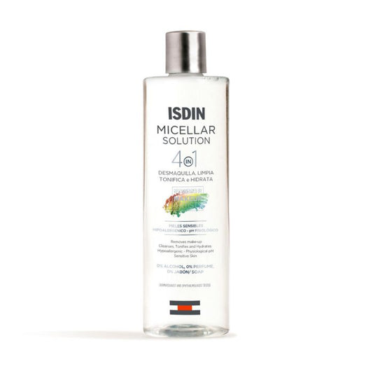 ISDIN Eau Micellaire 4 en 1 – Nettoyant & Démaquillant 400ml