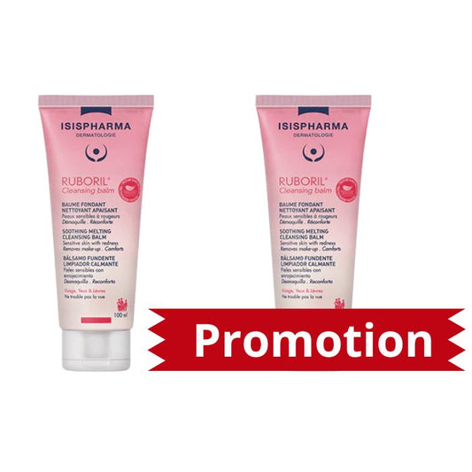 ISISPHARMA Pack Promo Ruboril Cleansing Balm 100ml – Soin anti-rougeurs