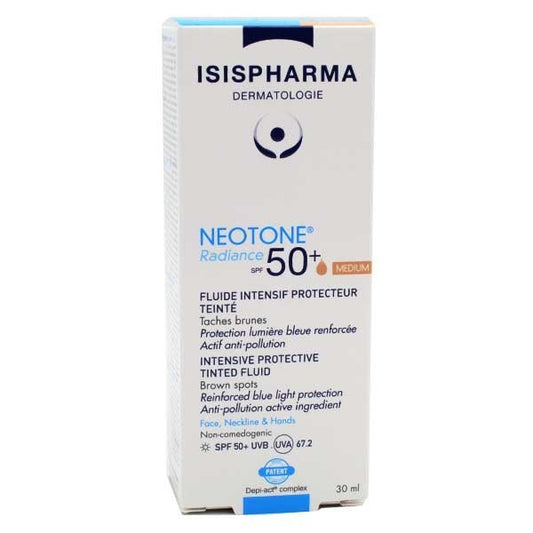 ISISPHARMA Neotone Radiance SPF50 Teinte Medium – Crème solaire teintée SPF50