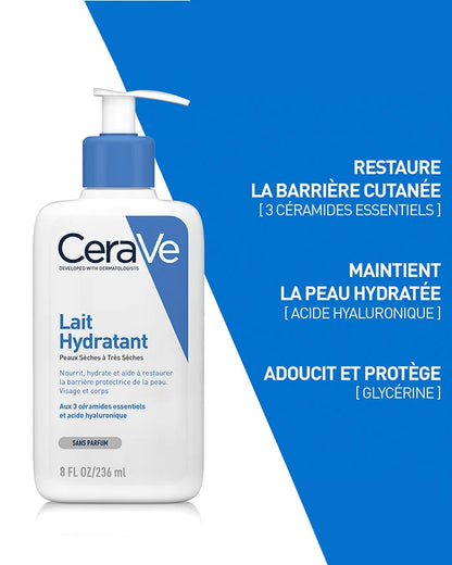CeraVe Lait Hydratant – Peaux Sèches à Très Sèches