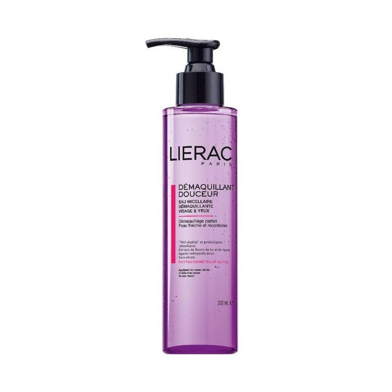 LIERAC Démaquillant Douceur 200 ml – Nettoyage Doux Peau Sensible