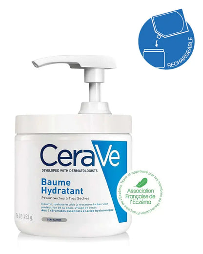 CeraVe Baume Hydratant 473ml avec Pompe – Pratique & Familial