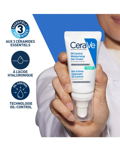 CeraVe Crème Hydratante Peaux Grasses – Sébum & Brillance Régulés