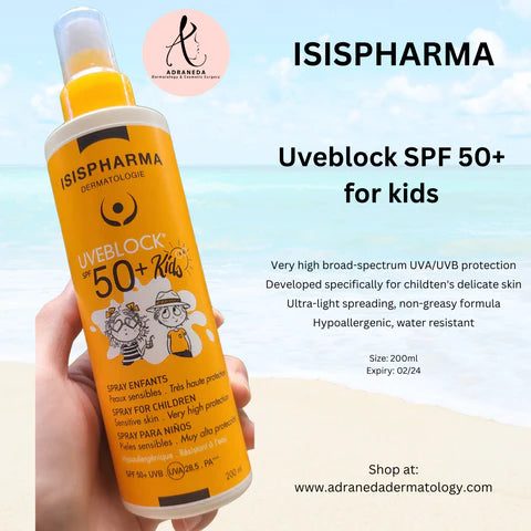 ISISPHARMA Uveblock 50+ Kids – Crème solaire enfants SPF50+