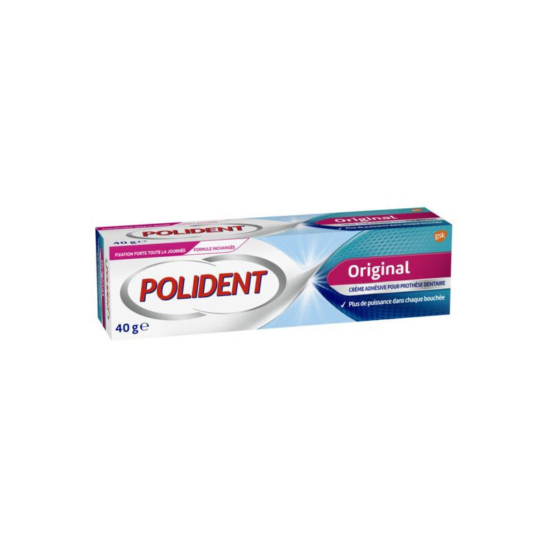 Polident Original 40g – Crème Fixative Prothèses Dentaires