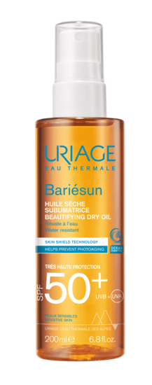 Uriage Bariésun SPF50+ Huile Sèche 200 ml – Protection Corps & Cheveux