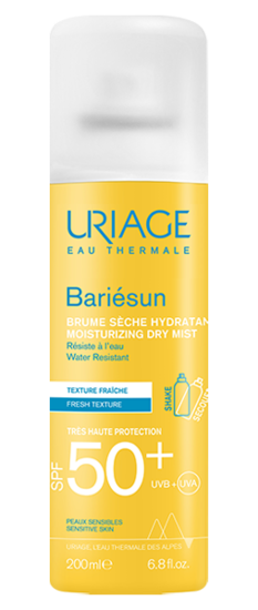 Uriage Bariésun SPF50+ Brume Sèche 200 ml – Application Facile Sans Résidu