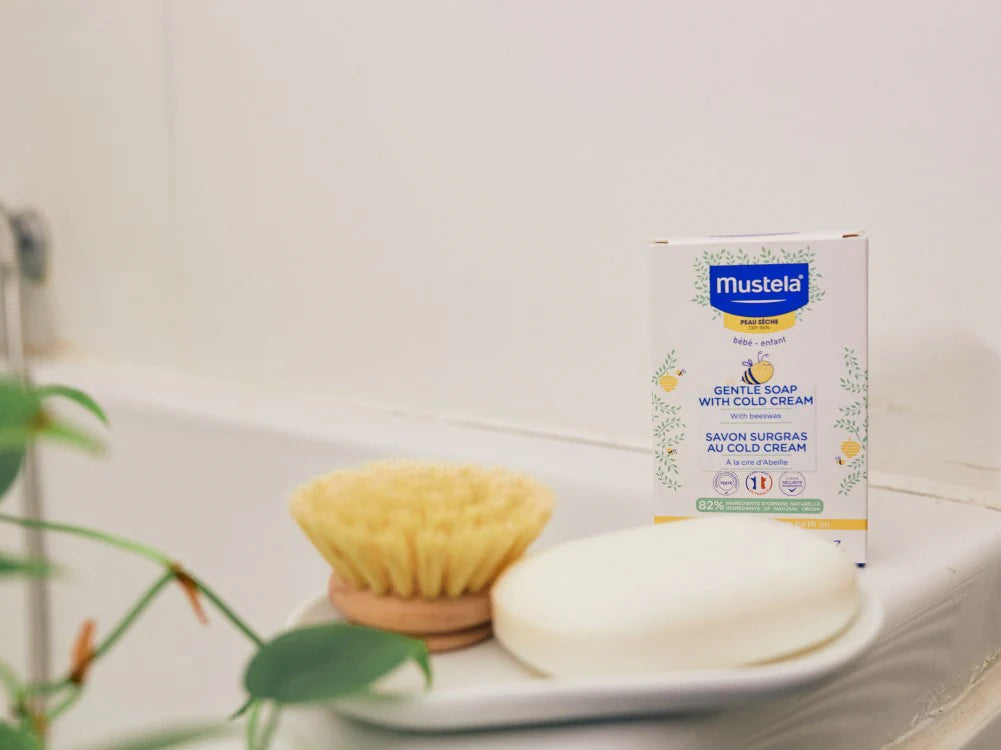 MUSTELA Savon surgras au Cold Cream à la cire d'abeille BIO
