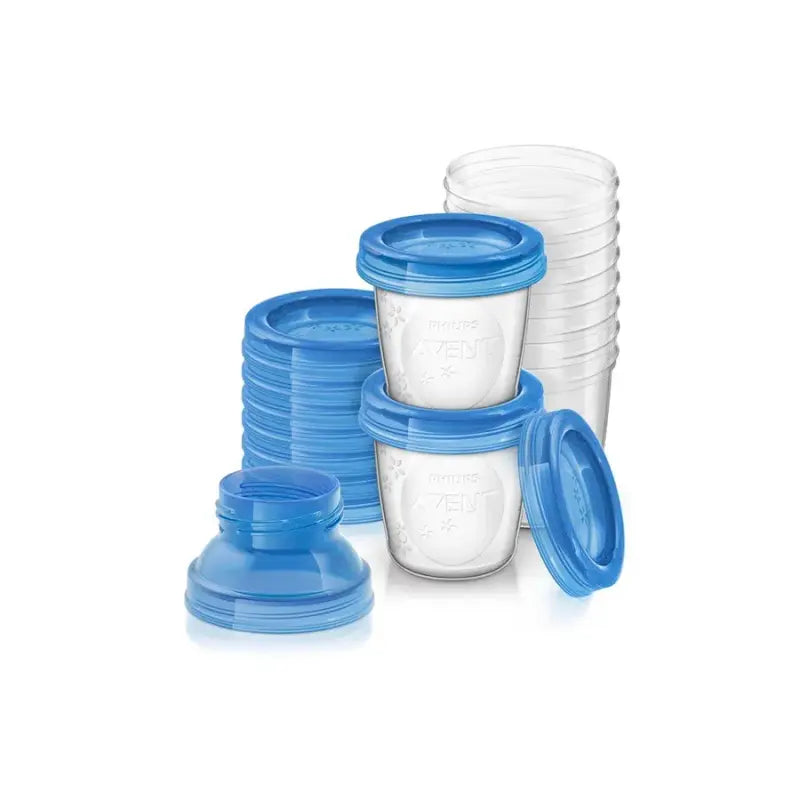 AVENT SET POTS DE CONSERVATION POUR LAIT MATERNEL 180 ML/6OZ
