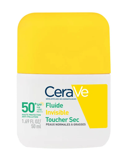 CeraVe Fluide Invisible Toucher Sec SPF50+ Haute Protection