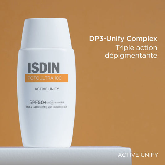 ISDIN Fotoultra Active Unify SPF50 – Fluide Anti-Taches 50ml