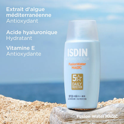 ISDIN Fotoprotector Water Magic SPF50 – Fluide Ultra-Léger 50ml