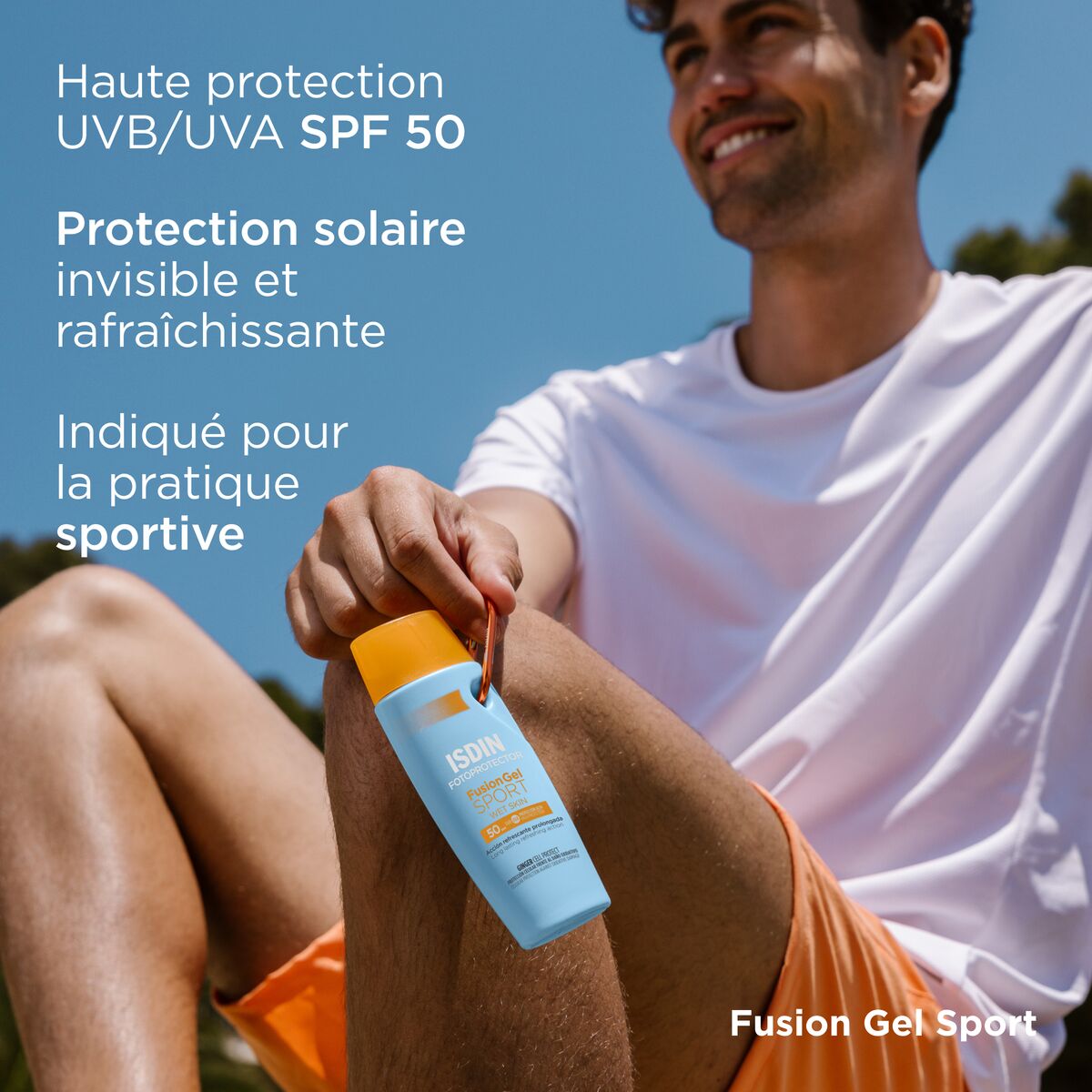 ISDIN Fotoprotector Fusion Gel Sport SPF50 – Résistant à la Transpiration 100ml