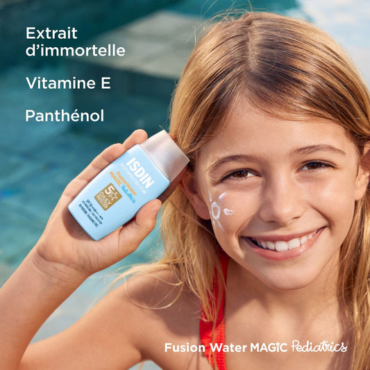 ISDIN Fotoprotector Water Pédiatrique SPF50 – Peaux Sensibles Enfant 50ml