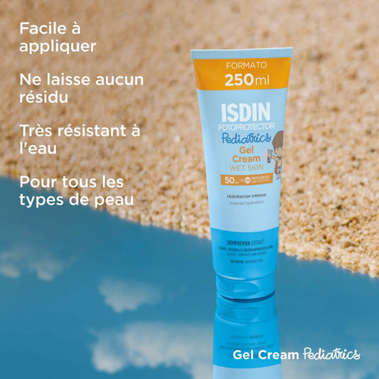 ISDIN Fotoprotector Gel Crème Pédiatrique SPF50 – Enfant 250ml