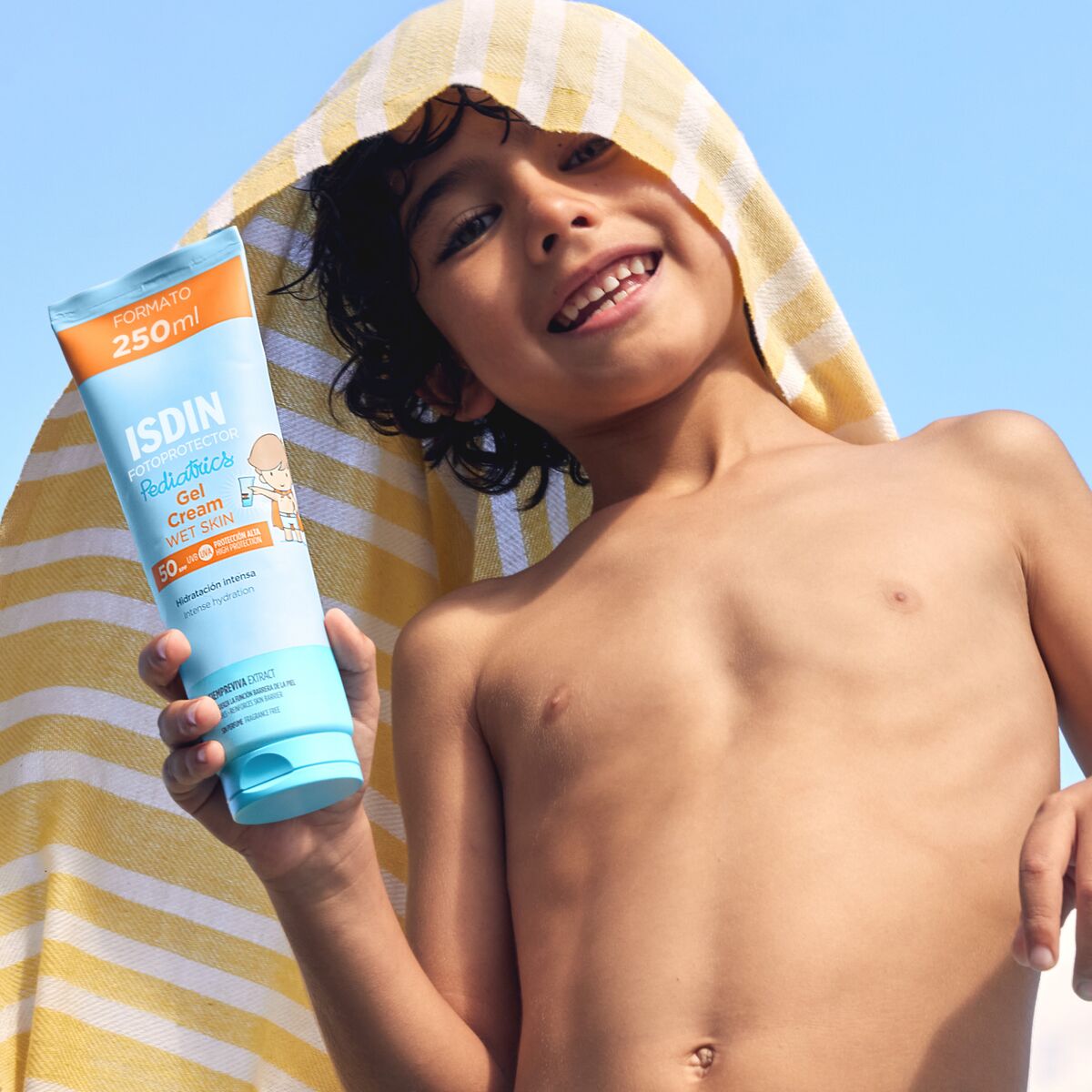 ISDIN Fotoprotector Gel Crème Pédiatrique SPF50 – Enfant 250ml