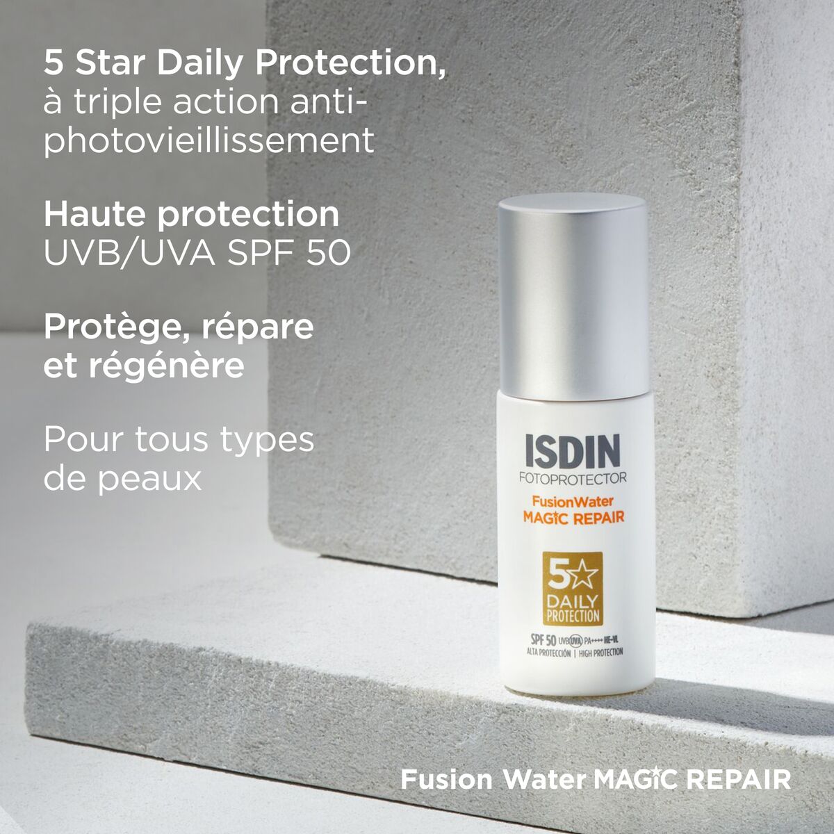 ISDIN Fotoultra Age Repair SPF50 – Fluide Anti-Âge 50ml