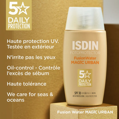ISDIN Fotoprotector Water Urban SPF50 – Protection Urbaine 50ml
