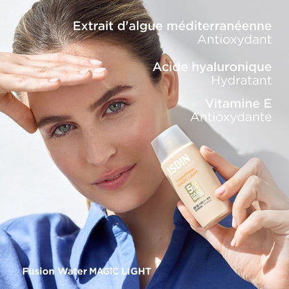 ISDIN Fotoprotector Water Color Light SPF50 – Fluide Teinté Clair 50ml