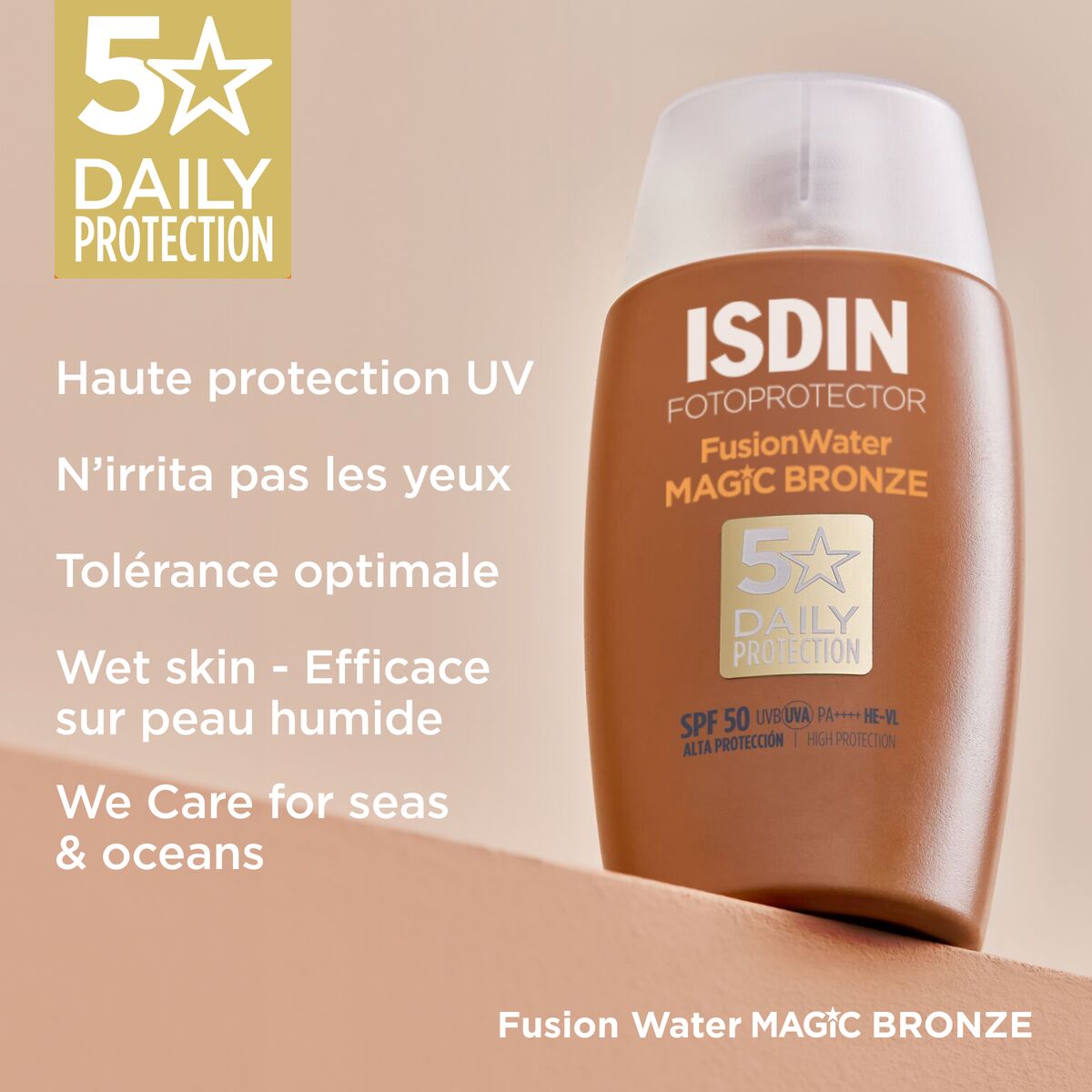 ISDIN Fotoprotector Water Color Bronze SPF50 – Fluide Teinté Bronze 50ml