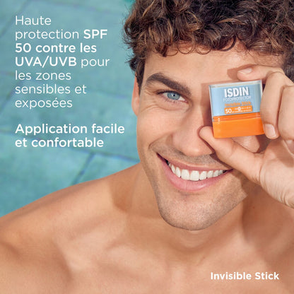 ISDIN Fotoprotector Stick Invisible SPF50 – Protection Localisée 10g