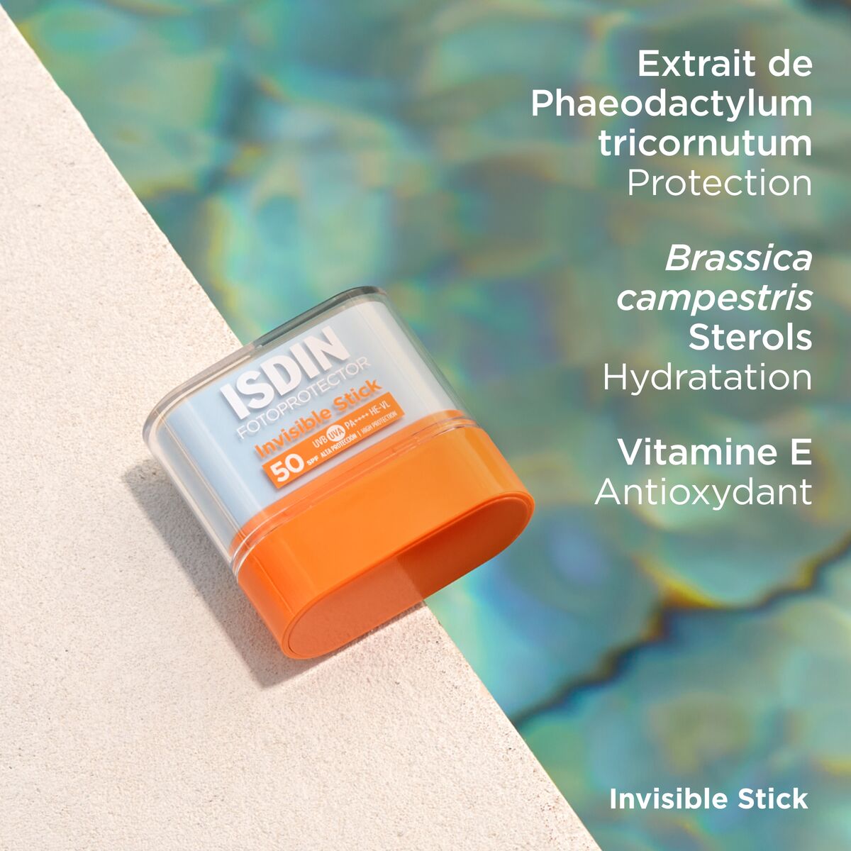 ISDIN Fotoprotector Stick Invisible SPF50 – Protection Localisée 10g