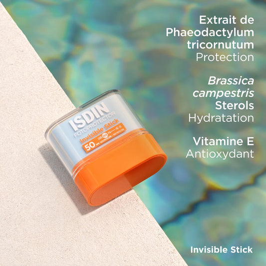 ISDIN Fotoprotector Stick Invisible SPF50 – Protection Localisée 10g