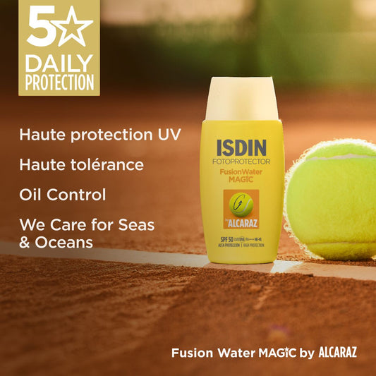 ISDIN Fotoprotector Water Magic Alcaraz SPF50 – Fluide Édition Spéciale 50ml