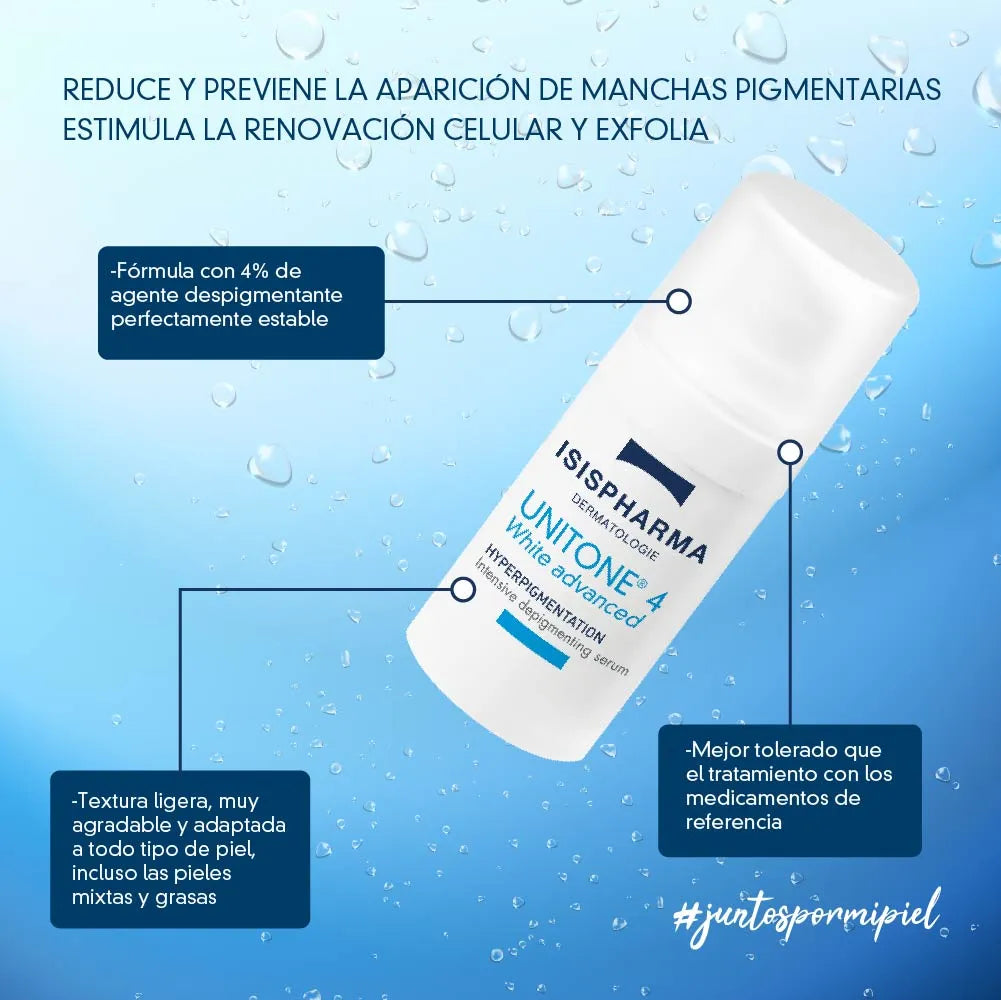 ISISPHARMA Unitone 4 White Advanced – Soin anti-taches visage