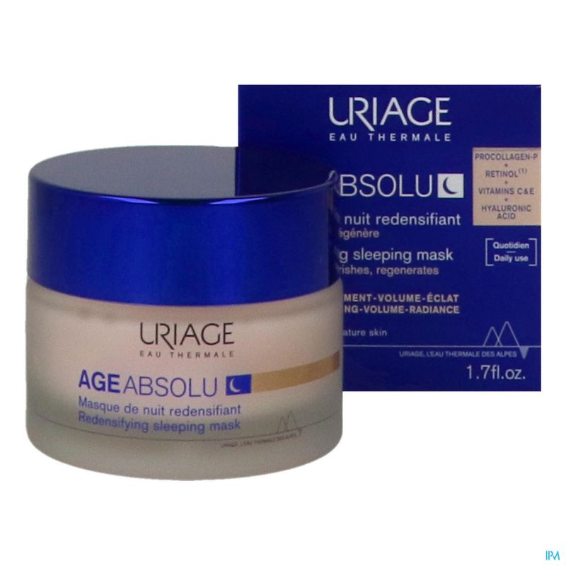 URIAGE AGE ABSOLU MASQUE NUIT RESENSIFIANT 50 ML