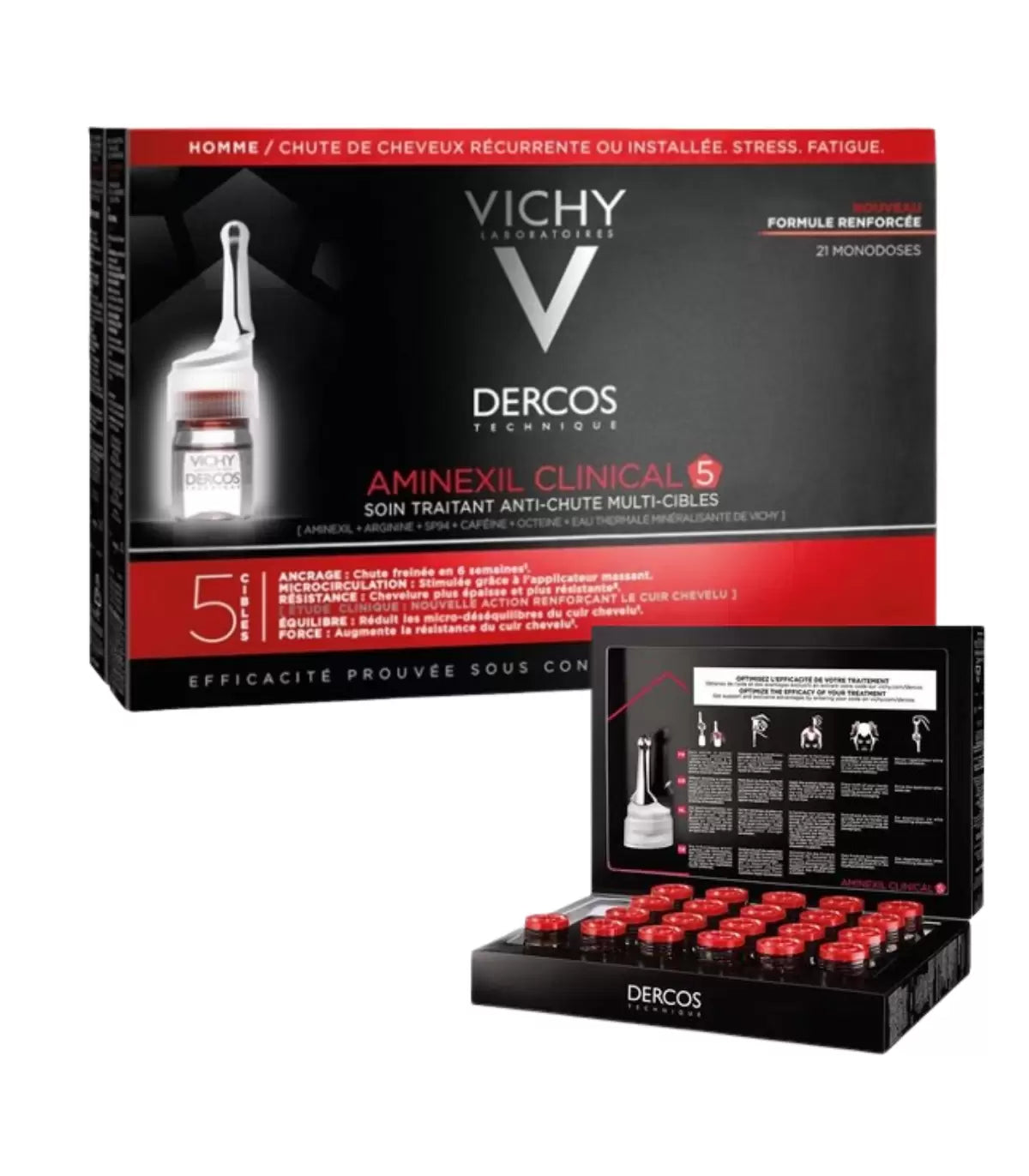 Vichy Dercos Aminexil Clinical 5 Hommes 21x6ml
