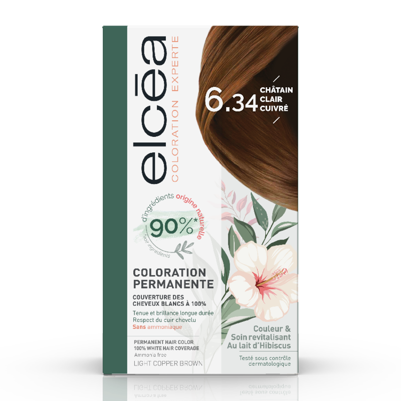 Elcea Coloration 6.34 Chatin Clair Cuivre