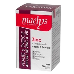 Maelys Zinc Et Vitamines B – 60 Gélules