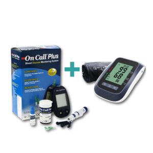 On Call Plus Appareil de glycémie + Medilab Tensiomètre